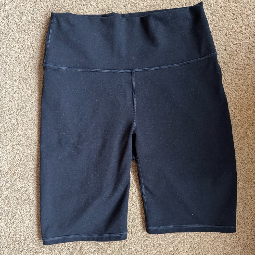 Fabletics Women’s High-Waisted Bike Shorts | Black